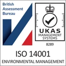 ISO 14001:2015 certification mark