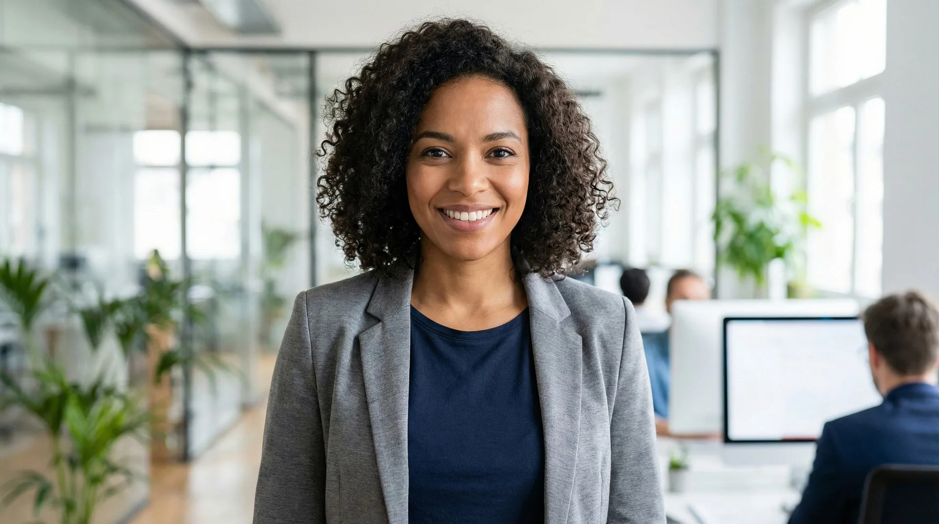 A Letterbox team member smiling in the office